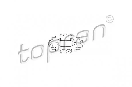 Шестерня колінвалу TOPRAN / HANS PRIES 207 768