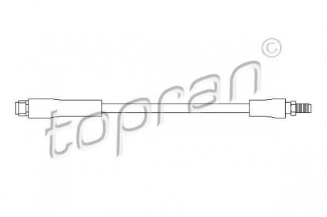 Тормозной шланг TOPRAN / HANS PRIES 400425 (фото 1)