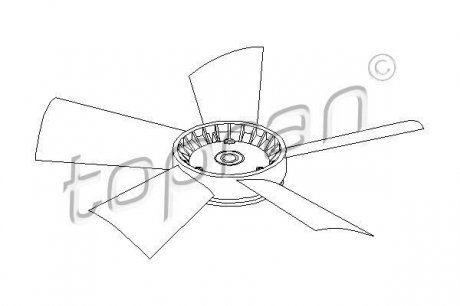 Крыльчатка TOPRAN / HANS PRIES 401191