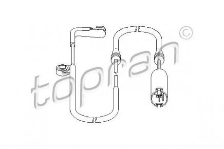 Датчик зносу гальмівних колодок TOPRAN / HANS PRIES 500667 (фото 1)