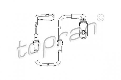 Датчик износа тормозных колодок BMW E60/E63/E64 TOPRAN / HANS PRIES 500 994 (фото 1)