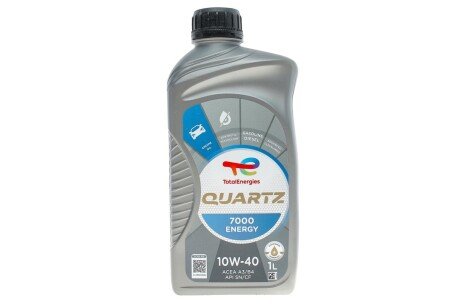 Олива моторна QUARTZ 7000 ENERGY 10W-40 1л TOTAL 214112