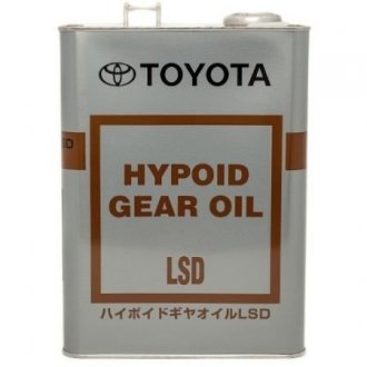 Масло трансмиссионное Hypoid Gear LSD 85W-90 GL-5 (Japan) 4L TOYOTA 08885-00305 (фото 1)