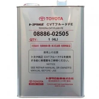 Масло трансмисионное CVT Fluid FE 4L TOYOTA 08886-02505