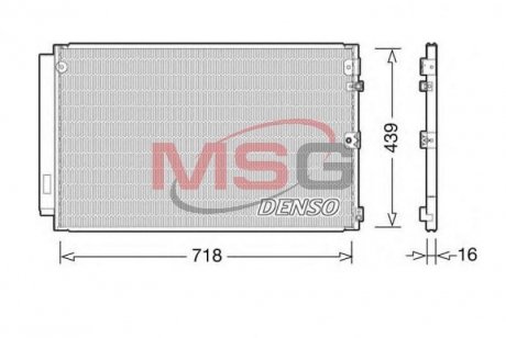 Радіатор кондиціонера у зборі TOYOTA 8846050181