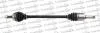 CITROEN Полуось лев L=790mm L2=831mm 21/22 зуб. AX (ZA-_) 10 86-98, SAXO 1.1 X, SX 96-03, PEUGEOT 106 I (1A, 1C) 1.0 91-96 Trakmotive 30-0178 (фото 1)