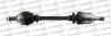 TRAKMOTIVE CITROEN Полуось лев. с ABS L=586mm 25/24 зуб.Berlingo 00-,Xsara 30-0184