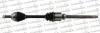 TRAKMOTIVE CITROEN Полуось прав L=998mm 28/37 зуб. C5 III, C6 2.0D/2.7D/3.0 09.05- 30-0234
