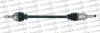 CITROEN Полуось лев L=796,5mm L2=833mm 21/22 зуб. AX (ZA-_) 10 86-98, SAXO 1.1 X, SX 96-03, PEUGEOT 106 I (1A, 1C) 1.0 91-96 Trakmotive 30-0255 (фото 1)