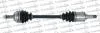 TRAKMOTIVE CITROEN Полуось лев L=609mm  L2=646mm 21/22 зуб. AX 15 D 94-97, PEUGEOT 106 II 1.4 i 96-04 30-0258