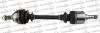 TRAKMOTIVE CITROEN Полуось лев. L=589,5mm 25/24 зуб. Berlingo,Xsara,ZX,Peugeot 305 30-0264