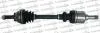 TRAKMOTIVE PEUGEOT Полуось лев. L=572mm 21/24 зуб. 205 1.6, CITROEN С15 30-0276