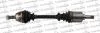 TRAKMOTIVE CITROEN Полуось лев. L=574mm 21/22 зуб. C15 1.4 E -96, PEUGEOT 205 I 1.4 CJ 91-94, 205 II 1.4 88-98 30-0279