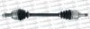 TRAKMOTIVE CITROEN Полуось лев. L=633mm 25/22 зуб. C4 04-, Peugeot 307 30-0287