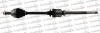 TRAKMOTIVE CITROEN Полуось прав. L=953mm 28/24 зуб. JUMPY 2.0 i 07-16, PEUGEOT EXPERT 2.0 16V 07- 30-0294