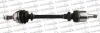 TRAKMOTIVE CITROEN Полуось лев. L=629mm 25/24 зуб.C3 Picasso,DS3,C4,Peugeot 207/308 30-0297