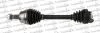TRAKMOTIVE FIAT Полуось лев. L=508,5mm 25 зуб. GRANDE PUNTO 1.3 D Multijet 05-10 30-0358