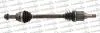 TRAKMOTIVE FORD Полуось лев L=617mm 25/23 зуб. Fusion 1.4/1.6 -12, Fiesta 1.25/1.6 -08 30-0397