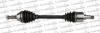 TRAKMOTIVE FORD Полуось лев L=617mm 25/23 зуб. Fusion 1.4/1.6 -12, Fiesta 1.25/1.6 -08 30-0410