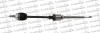TRAKMOTIVE RENAULT Полуось прав с ABS L=1128mm 28/39 зуб. Master 00- 30-0500