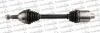 TRAKMOTIVE OPEL Полуось прав. L=589mm 33/34 зуб Astra H 1.9CDTI/2.0  04- 30-0517
