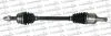 TRAKMOTIVE OPEL Полуось лів. L=616mm 22/22 зуб. CORSA D 1.2 06-14, CORSA E 1.4 LPG 15- 30-0555