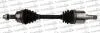 TRAKMOTIVE OPEL Полуось лев. L=615mm 25/22 зуб. CORSA D (S07) 1.3 CDTI 06-14 30-0558