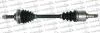 TRAKMOTIVE PEUGEOT Полуось лев.с ABS L=611,5mm 21/22 зуб. 206 1.1 98- 30-0585
