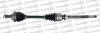 TRAKMOTIVE PEUGEOT Полуось прав. с ABS L=872mm 25/22 зуб. 206 1.6 01-09 30-0590