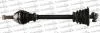 TRAKMOTIVE RENAULT Полуось лев. L=596,5mm 21 зуб.Express,Rapid,Super 5 84-98 30-0724