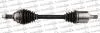 TRAKMOTIVE LAND ROVER Полуось левая L=629mm 25/28 зуб. FREELANDER I 2.0 Td4 00-06 30-1087