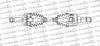 TRAKMOTIVE Полуось левая L=628, 27/26 зуб FORD MONDEO 00- 30-1103