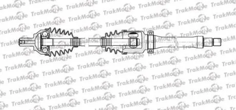 FORD Полуось прав. L=906mm 36/23 зуб. C-MAX 1.8 07-10, FOCUS II 1.8 06-12, VOLVO S40 II 1.6 05-12 Trakmotive 30-1106