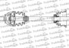 NISSAN Полуось лів. L=625,7mm, 21 зуб. KUBISTAR (X76) 1.5 dCi 05-09, RENAULT CLIO II 1.4 98-05, KANGOO 1.5 dCi 03- Trakmotive 30-1112 (фото 1)