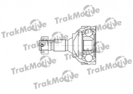CITROEN ШРУС наружный 25/34 зуб. к-кт Berlingo 1.8,1.9D ABS 29-зуб. Trakmotive 40-0560