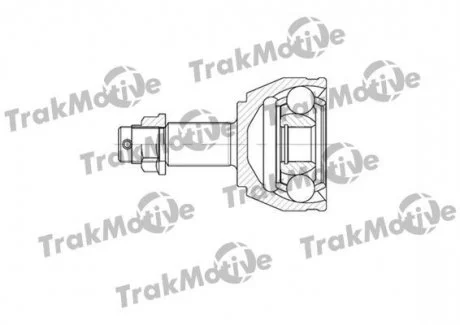 CITROEN Шрус наружный к-кт 27/28 зуб. C8 2.0 HDi 02-, C8 2.0 HDi 135 06- Trakmotive 40-0578