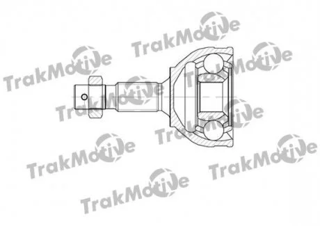PEUGEOT Шрус наружный к-кт 28/39 зуб.407 2.0/2.2HDI 04- Trakmotive 40-0597