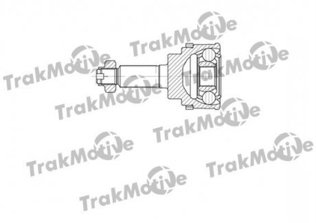 SUZUKI ШРУС наружный с ABS 19/23 зуб. IGNIS I (FH) 1.3 00-03 Trakmotive 40-0607 (фото 1)