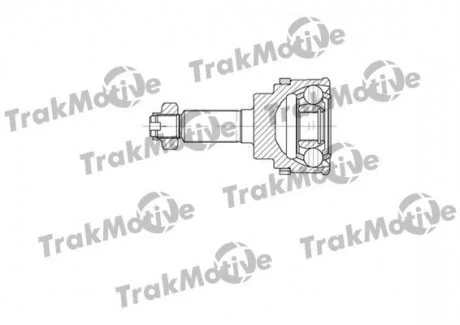 SUZUKI Шрус внешний с ABS к-кт 23/19 зуб. Alto Trakmotive 40-0612