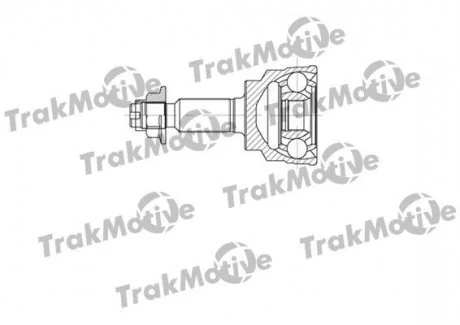 KIA Шрус наружный к-кт 24/21 зуб.Rio I 1.3 /1.6 00- Trakmotive 40-0615 (фото 1)