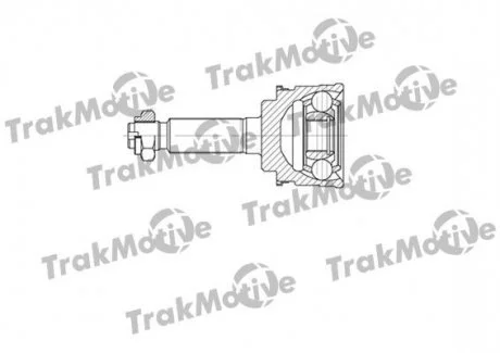 SUZUKI Шрус внешний 23/20 зуб. Swift -05, Alto -02 Trakmotive 40-0631