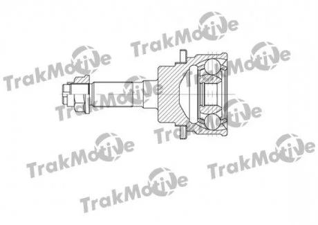 FORD Шрус внешний к-кт Ranger 2,5TD 02-, MAZDA B-Serie 2,5D 02- Trakmotive 40-0633 (фото 1)