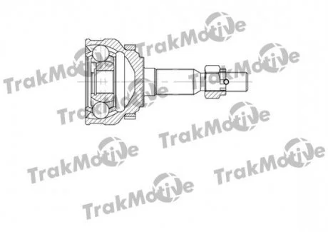 OPEL Шрус наружный к-кт с ABS 33/25 зуб.Calibra A,Kadett E,Vectra A Trakmotive 40-0645