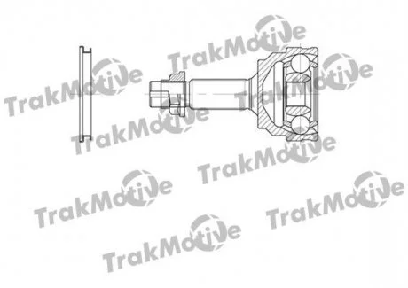 TOYOTA Шрус наруж. к-кт 24/26 зуб. YARIS 1.0 99-05 Trakmotive 40-0654