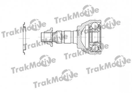 CHEVROLET Шрус наружный к-кт 34/30 зуб. CRUZE (J300) 1.7 D 12-, ORLANDO (J309) 2.0 D 11-15 Trakmotive 40-0671