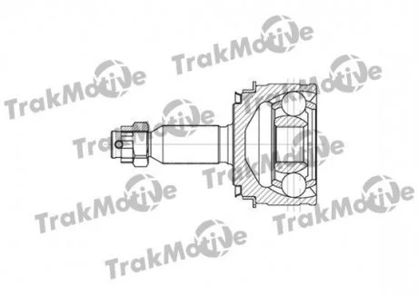 MITSUBISHI ШРУС внешний с ABS к-кт 30/36 зуб. Pajero III Trakmotive 40-0690 (фото 1)