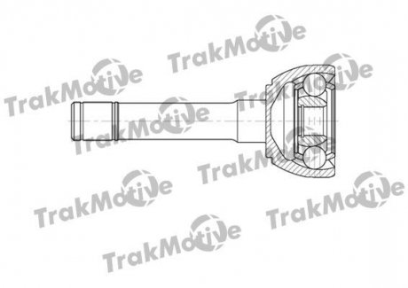 NISSAN Шрус наруж. к-кт 31/27 зуб. PATROL GR IV 4.2 D 88-97, PATROL III/2 Station Wagon (W260) 2.8 TD 89-95 Trakmotive 40-0692 (фото 1)