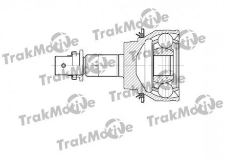 TOYOTA Шрус наружный 30/30 зуб. Land Cruiser 3,0D 02- Trakmotive 40-0703 (фото 1)
