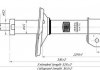 Амортизатор подвески передний Logan (04-) (масло) Trialli AH 09051 (фото 2)