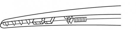 Щетка стеклоочистителя каркасная задняя 180mm (7\'\') ExactFit Rear Citroen C4 (LC), DS3, DS4 (B) Trico EX180
